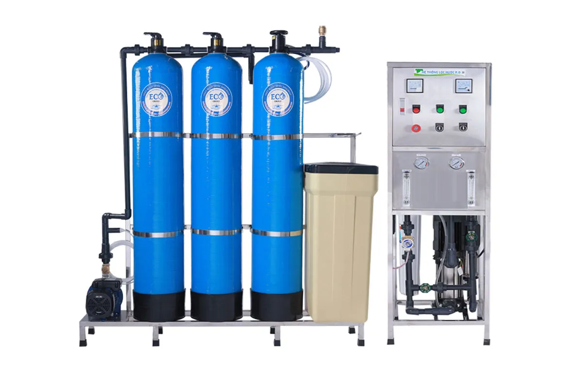 Hệ thống lọc nước tinh khiết RO công nghệp 250l/h - Van cơ
