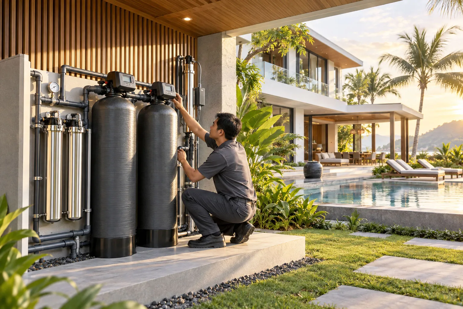 Hệ thống lọc tổng biệt thự cao cấp